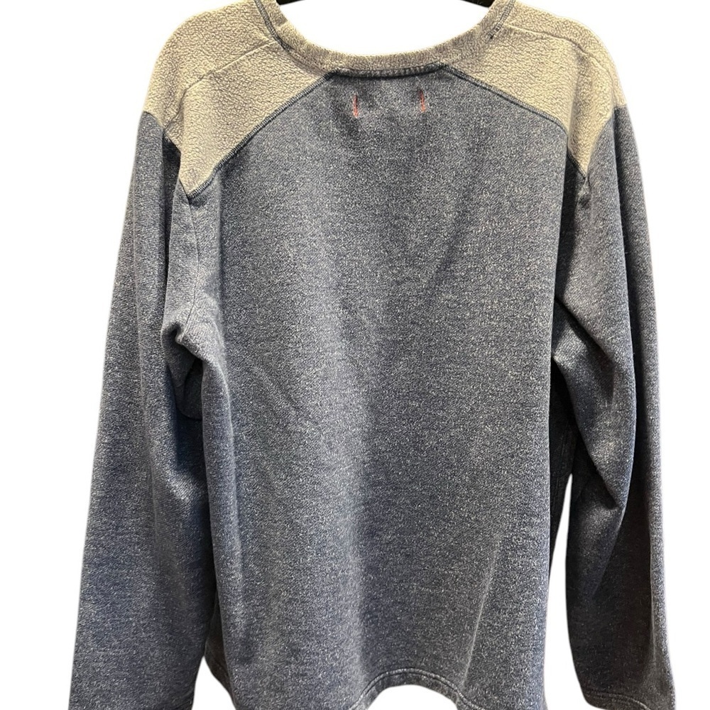 TOMMY BAHAMA Sweatshirt Mens 2XL Fleece Jumper Pullover Melange Lounge Blue - Picture 4 of 8